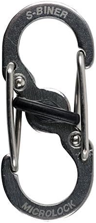 Nite Ize S-Biner TagLock Stainless Steel Locking Biner for Dog Collar (4-Pack)