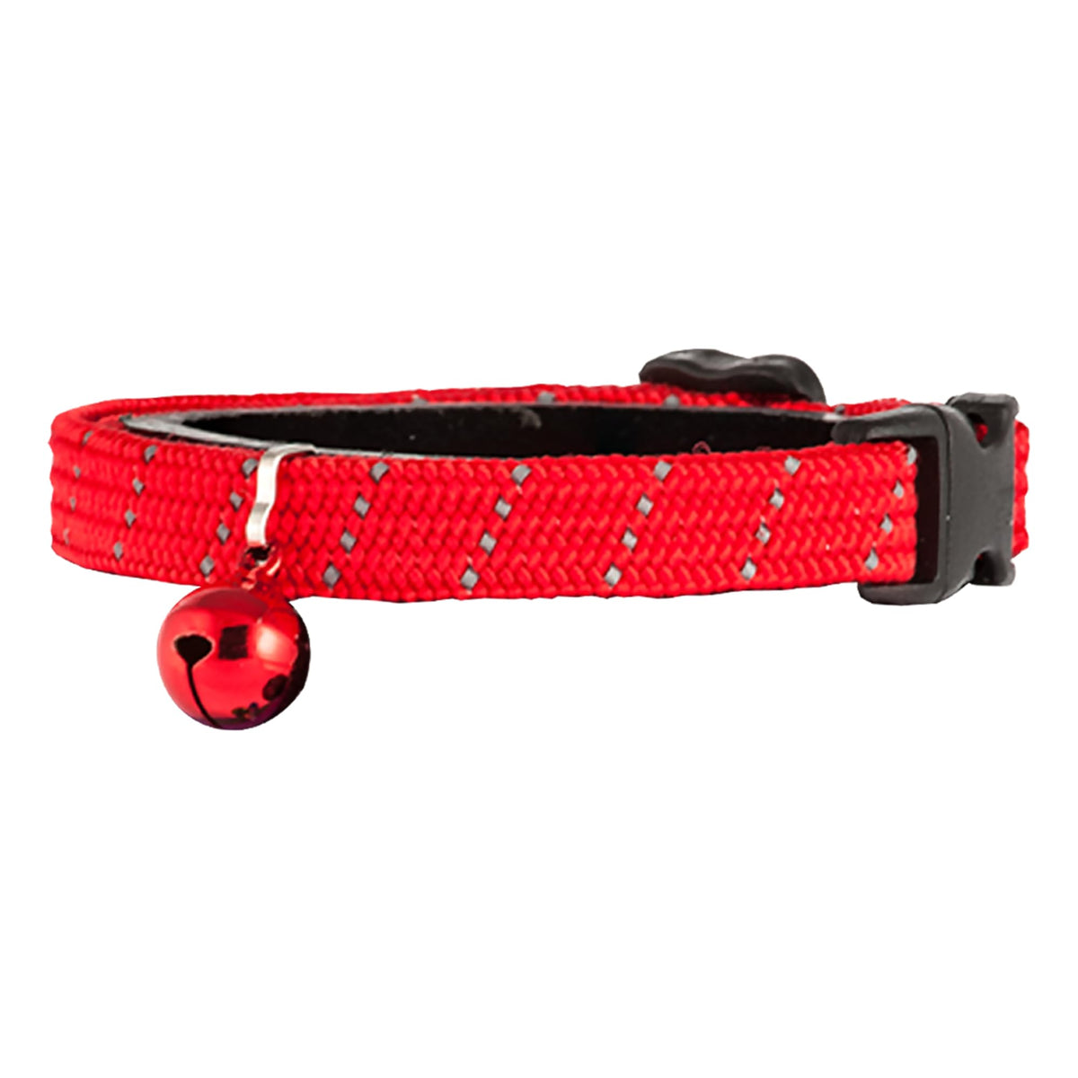 Birdsbesafe Reflective Breakaway Cat Collar with Bell, Safe Design, Green