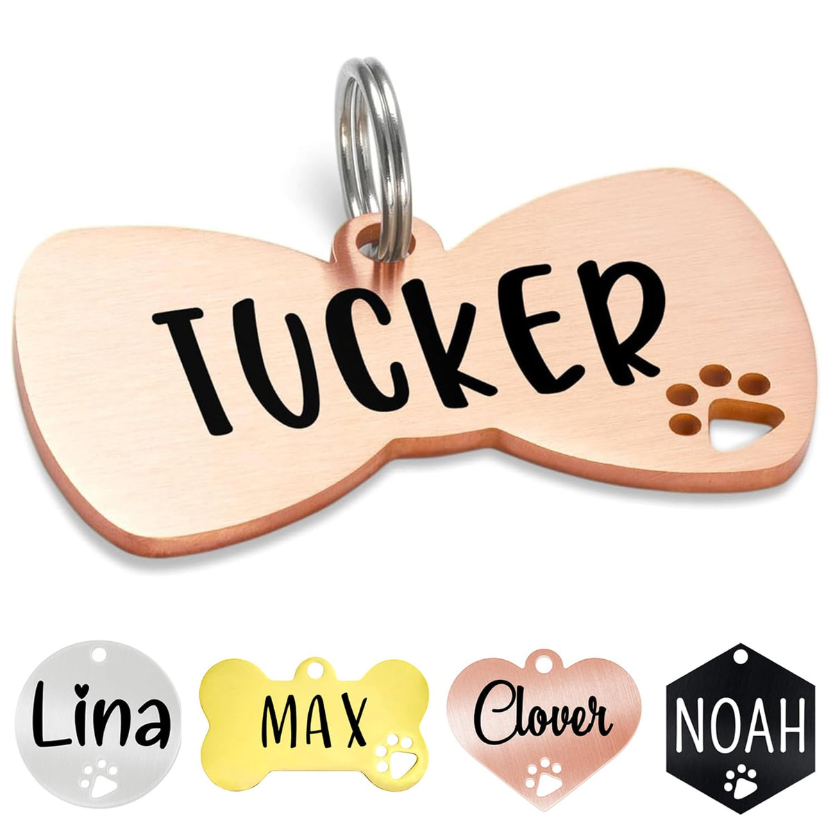 Ultra Joys Personalized Dog Tags - Engraved Pet ID Tag, Custom Your Own