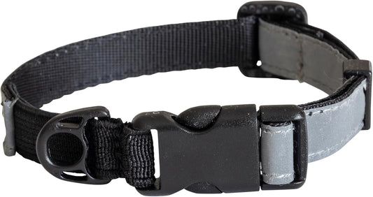 Reflective Silver Stretch Cat Collar – Escape-Safe Alternative to Breakaway