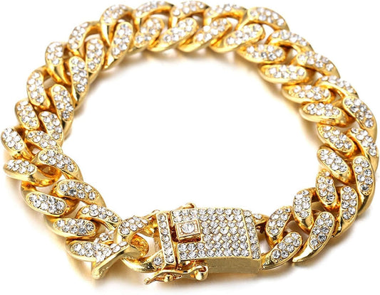 Halukakah Cat Collar - Carat - 18k Real Gold Plated 12", with Bell