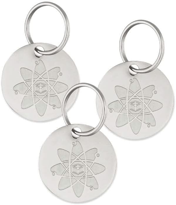 Shield Tag - Natural Flea & Tick Repellent Collar Tag for Dogs & Cats - Waterproof, Lasts 12 Months - Stainless Steel Pendant - Regular Tag (1Pack)