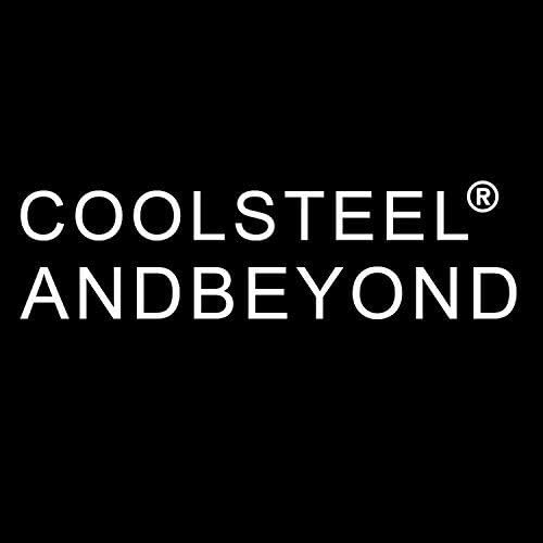 COOLSTEELANDBEYOND Men's Military Dog Tag Pendant Necklace With Ball Chain, Double ID Tag Design, Engraved Army-Style Plate, Classic Soldier Gift
