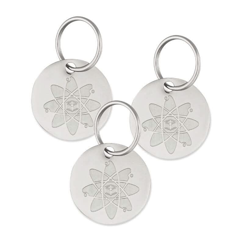 Shield Tag - Natural Flea & Tick Repellent Collar Tag for Dogs & Cats - Waterproof, Lasts 12 Months - Stainless Steel Pendant - Regular Tag (1Pack)