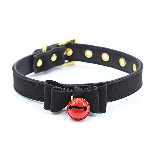 Bell Choker Collar Necklace Lolita Bow Collar Cat Kitty Velvet Necklace