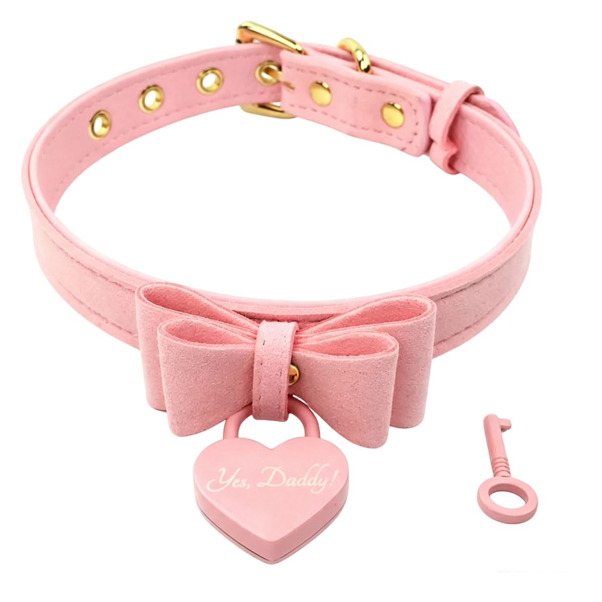 Bell Choker Collar Necklace Lolita Bow Collar Cat Kitty Velvet Necklace