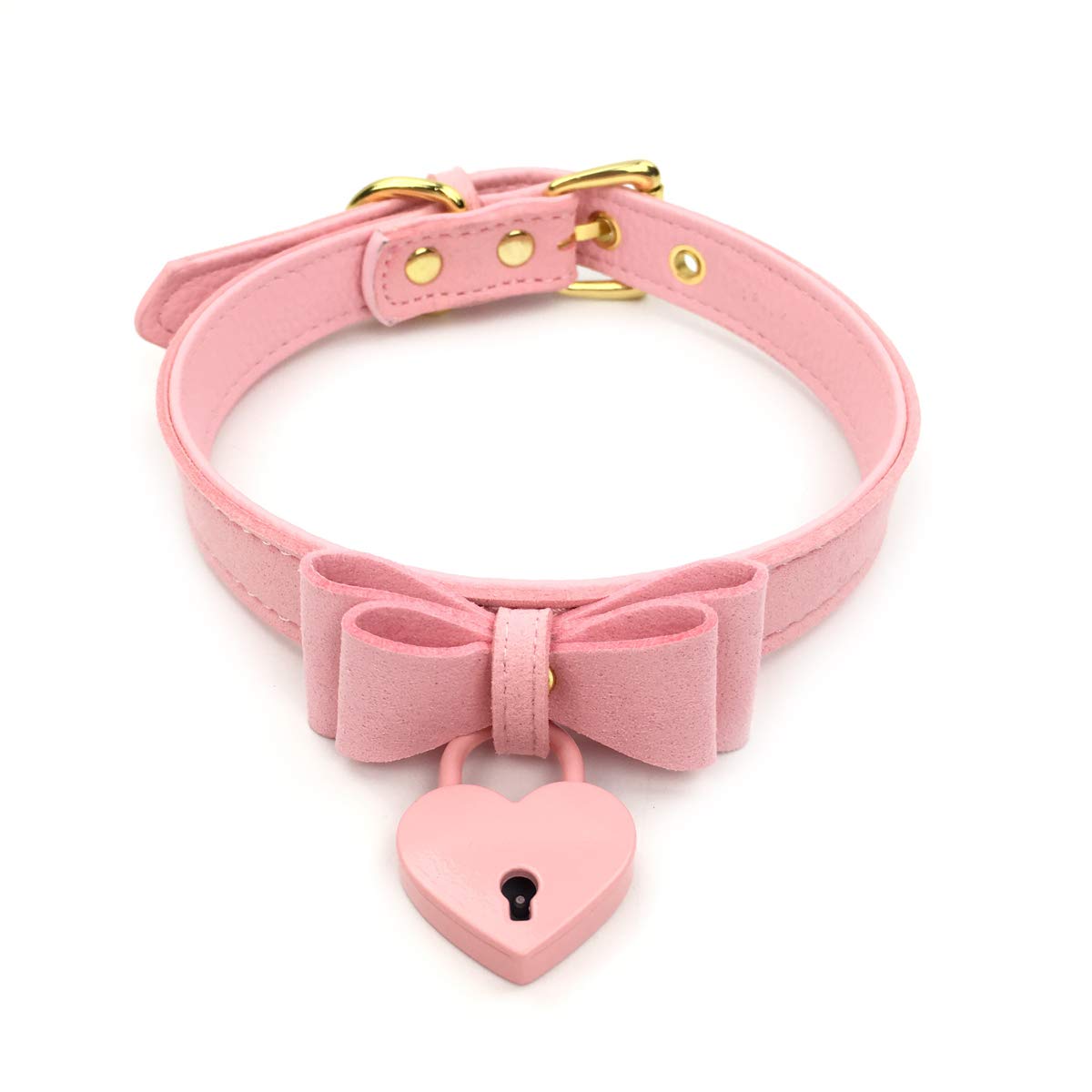 Bell Choker Collar Necklace Lolita Bow Collar Cat Kitty Velvet Necklace