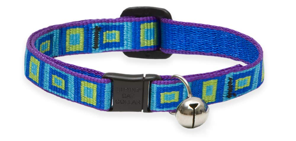 LupinePet Originals 1/2" Jelly Roll Cat Safety Collar, 8-12"
