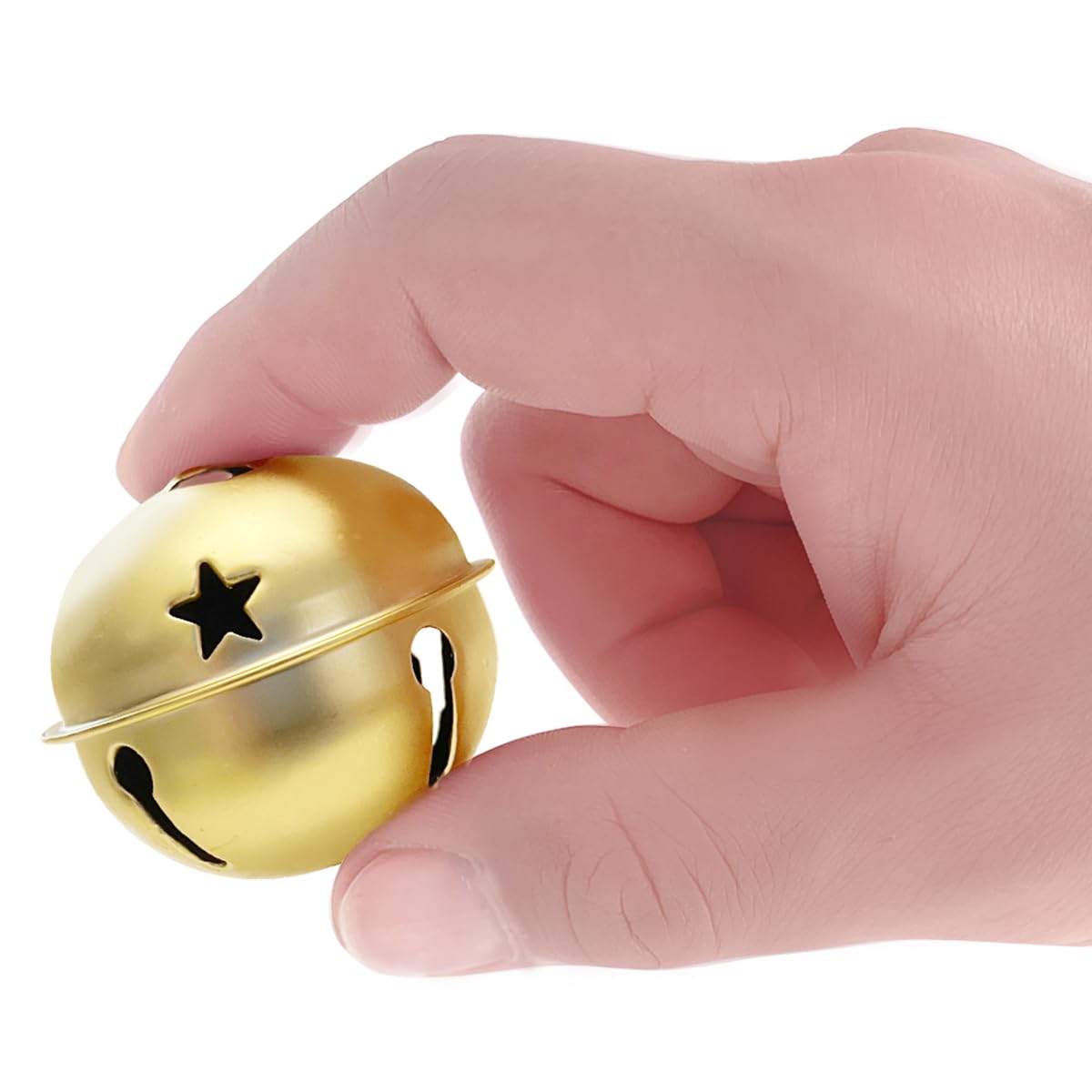 CLLOOTVE Large Craft Bells, 1.6Inch/ 40MM Metal Craft Bells for Holiday Home, Christmas Festival, Gifts, Party Wedding Decoration DIY Project, 16Pcs, Green