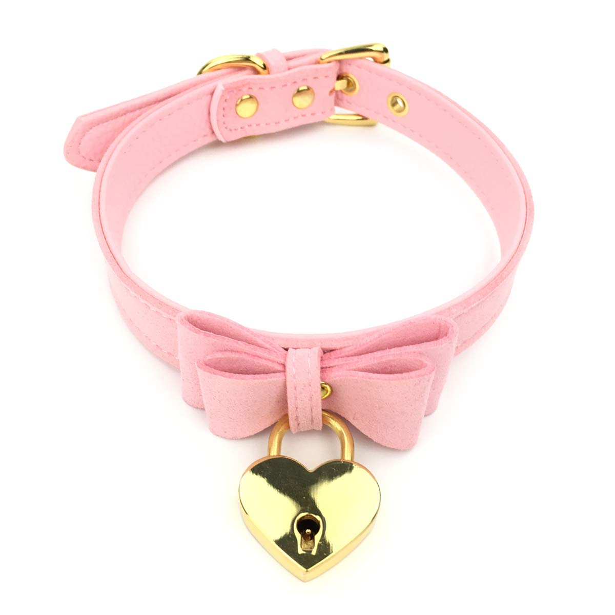 Bell Choker Collar Necklace Lolita Bow Collar Cat Kitty Velvet Necklace