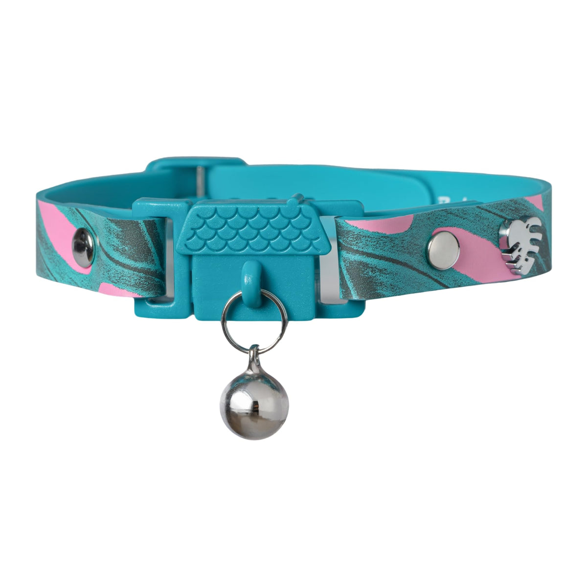 Kittyrama Aqua Cat Collar with Bell - Award Winner, Vet Approved, Breakaway Quick Release, Lightweight & Comfy