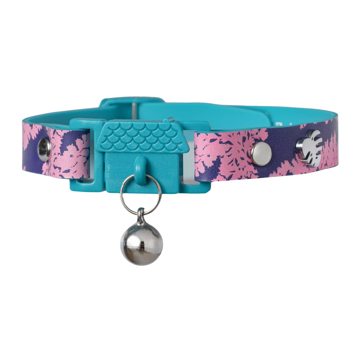 Kittyrama Aqua Cat Collar with Bell - Award Winner, Vet Approved, Breakaway Quick Release, Lightweight & Comfy