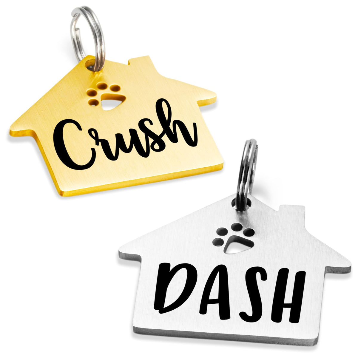Ultra Joys Personalized Dog Tags - Engraved Pet ID Tag, Custom Your Own