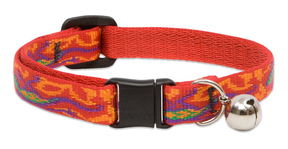 LupinePet Originals 1/2" Jelly Roll Cat Safety Collar, 8-12"