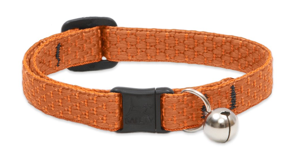 LupinePet Eco 1/2" Lilac Cat Safety Collar with Bell , 8-12"