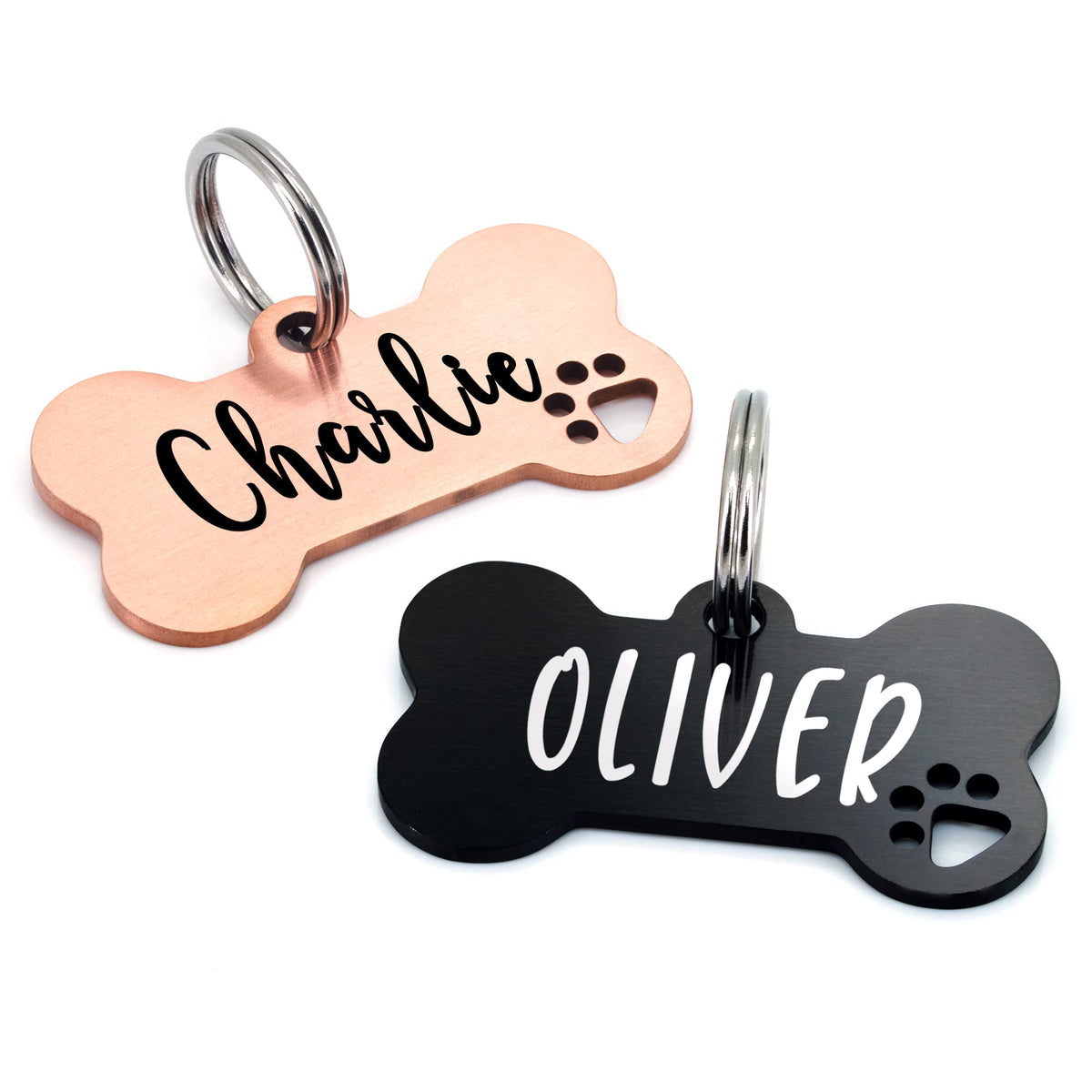 Ultra Joys Personalized Dog Tags - Engraved Pet ID Tag, Custom Your Own