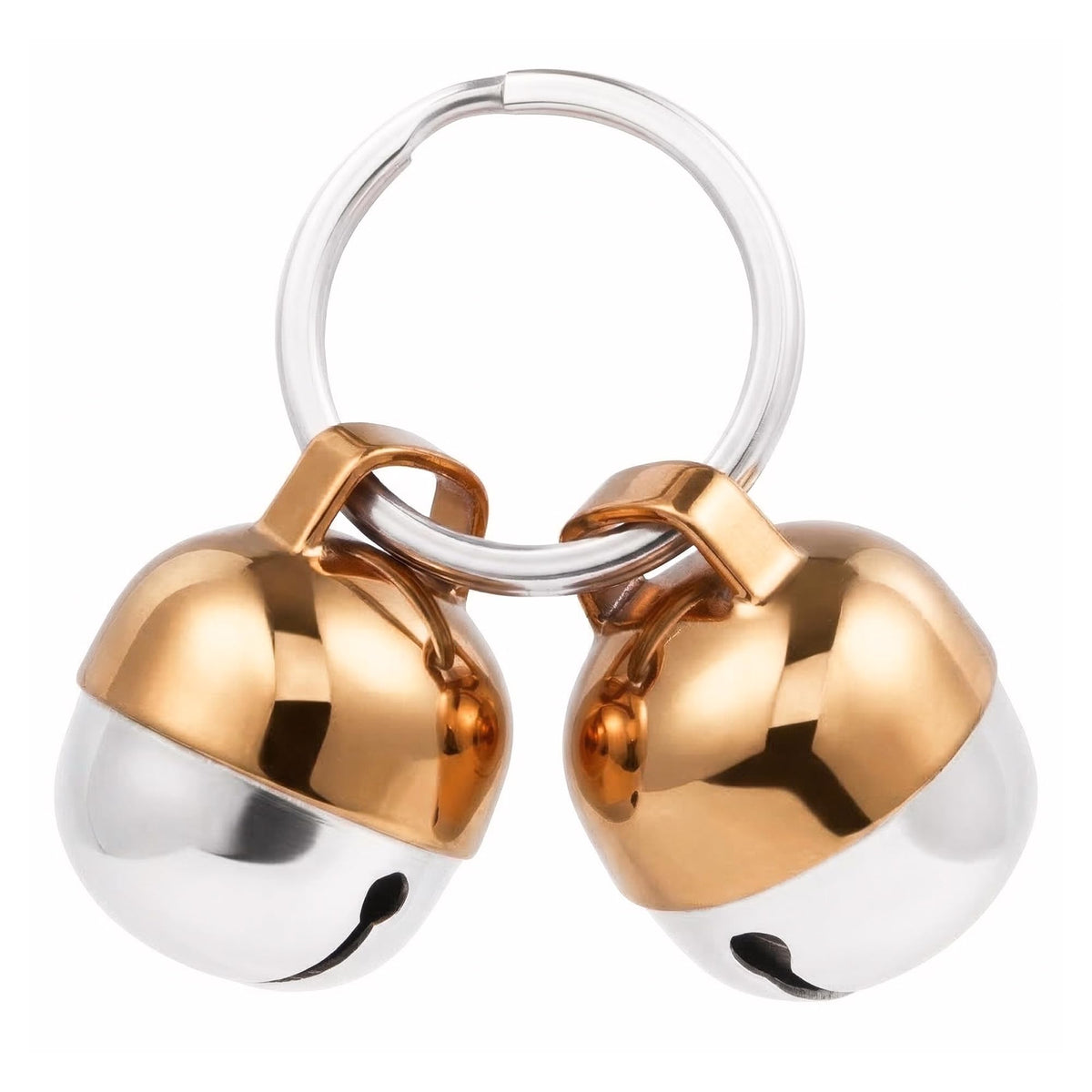Beau's Bells 2 Extra Loud Cat & Dog Bells | Pet Tracker | Save Birds & Wildlife | Luxury Handmade Copper (Medium)