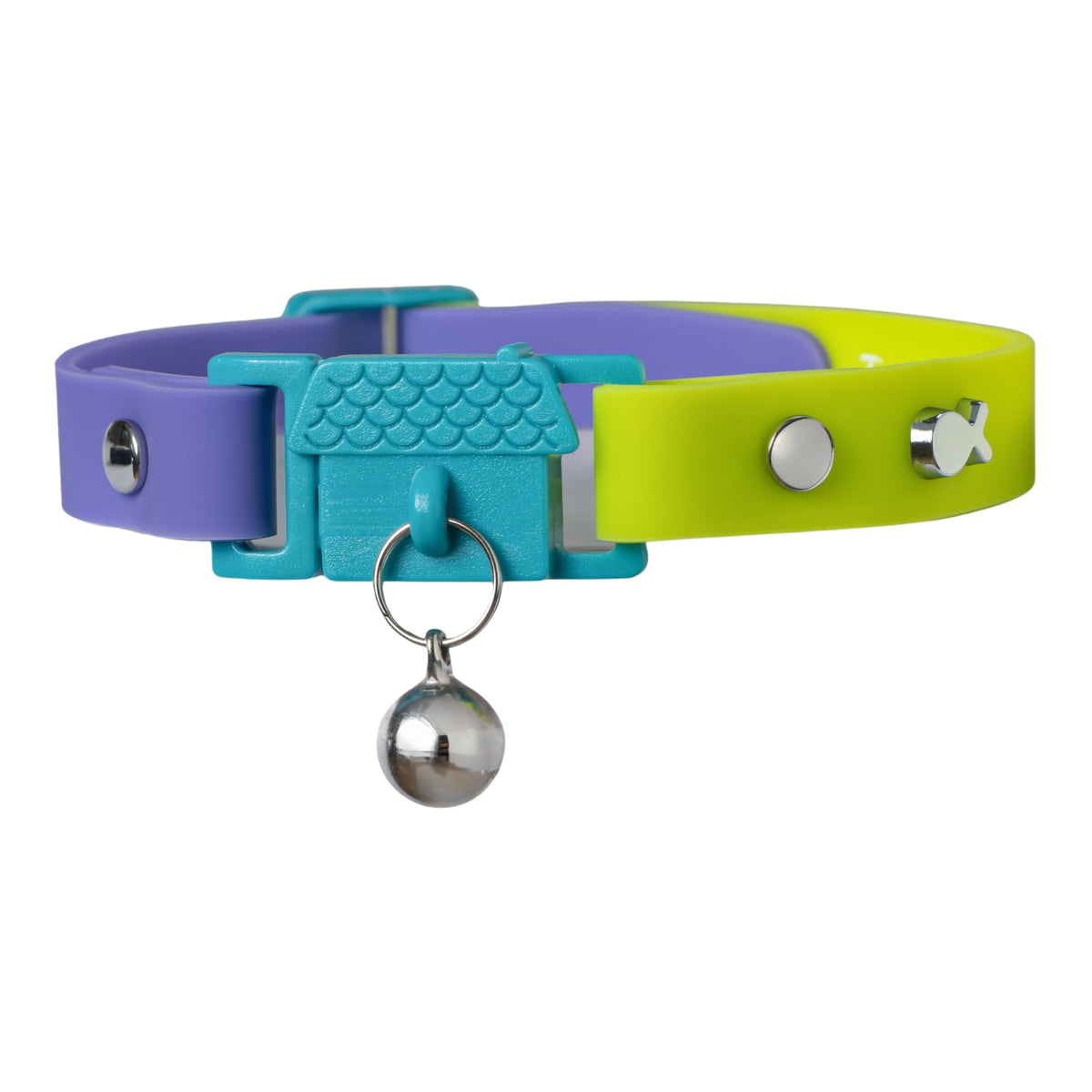 Kittyrama Aqua Cat Collar with Bell - Award Winner, Vet Approved, Breakaway Quick Release, Lightweight & Comfy