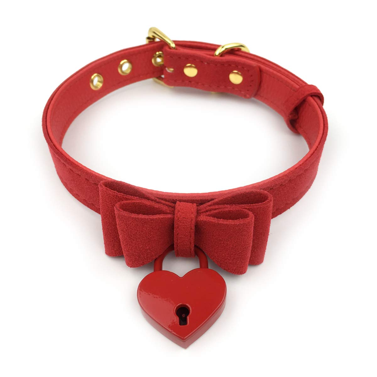 Bell Choker Collar Necklace Lolita Bow Collar Cat Kitty Velvet Necklace