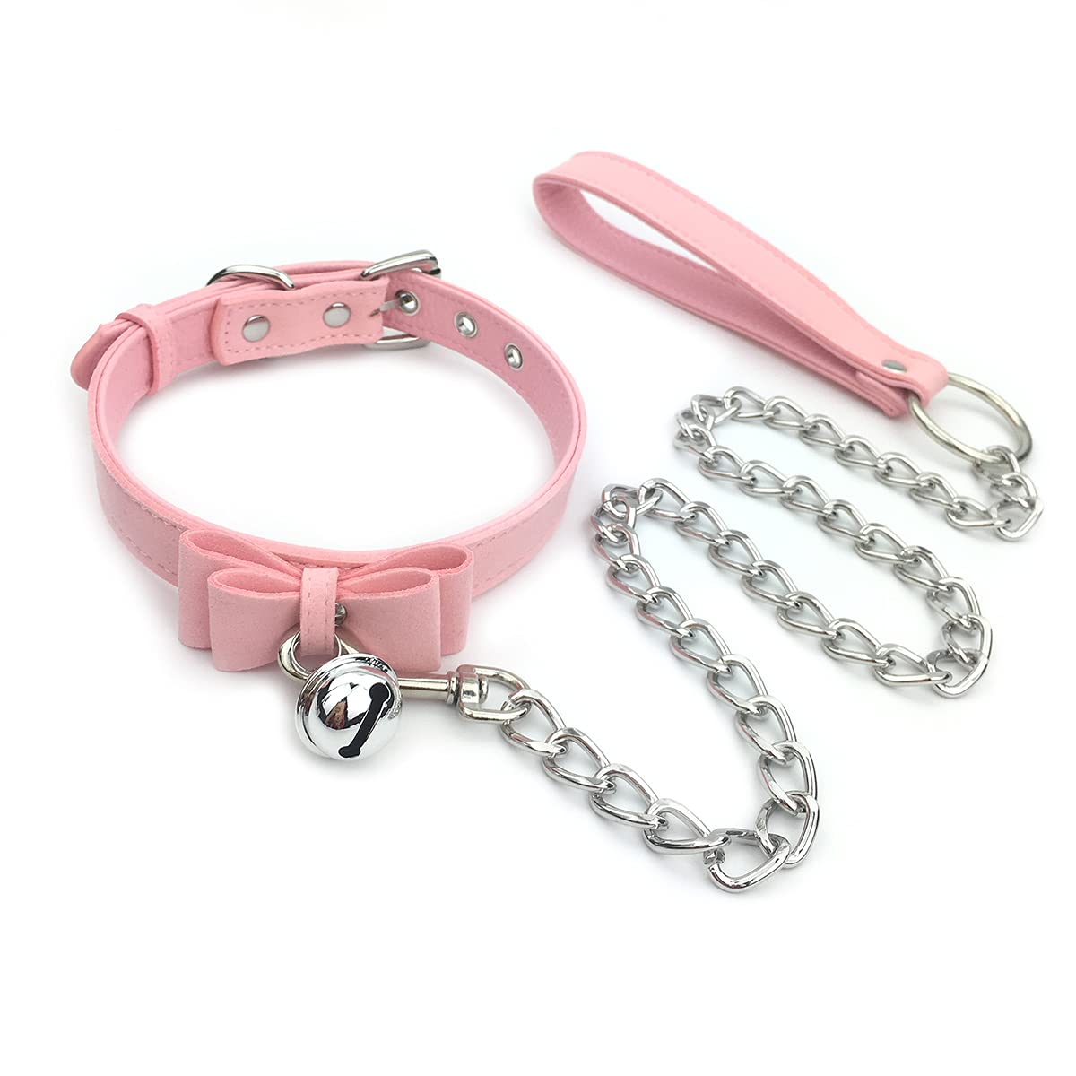Bell Choker Collar Necklace Lolita Bow Collar Cat Kitty Velvet Necklace