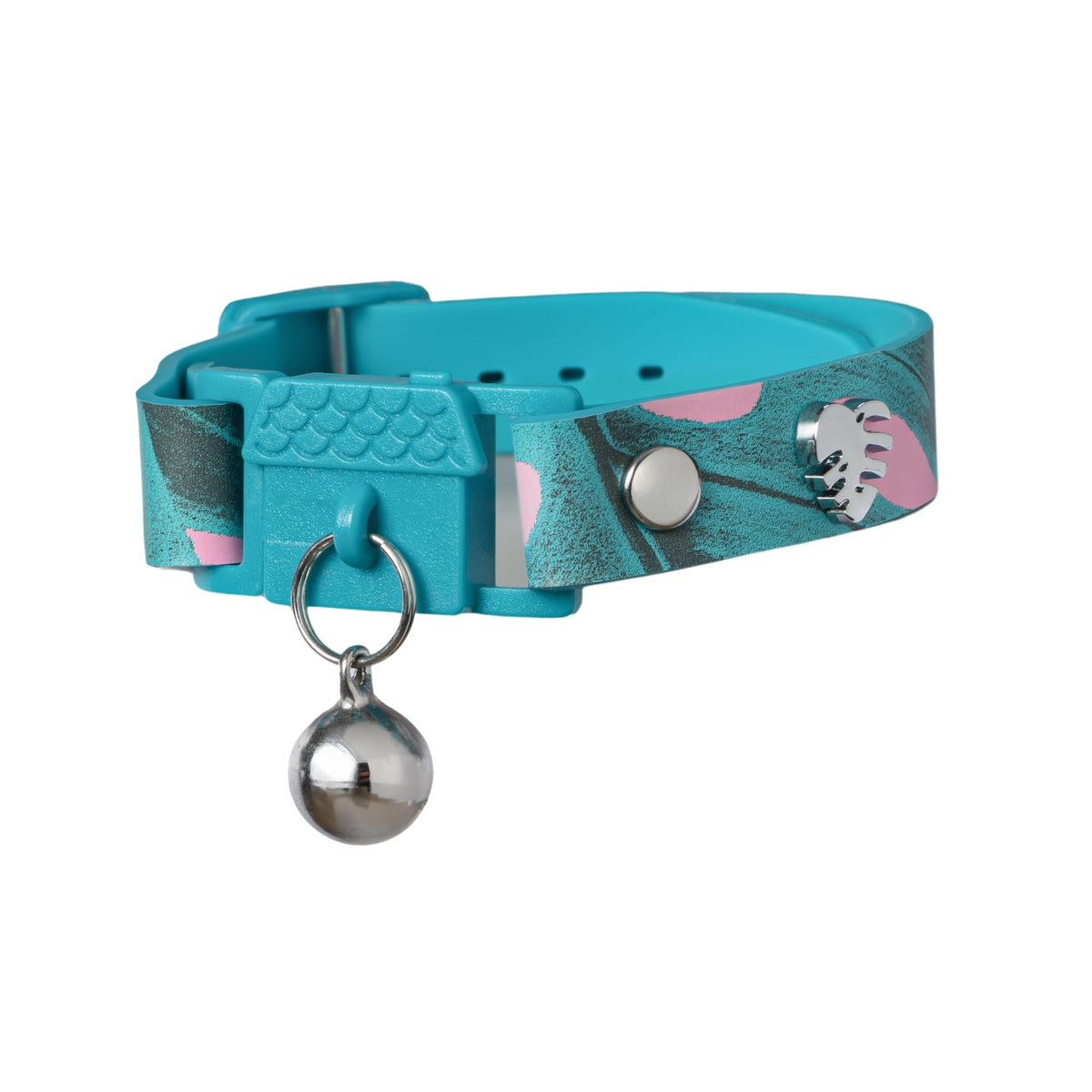 Kittyrama Aqua Cat Collar with Bell - Award Winner, Vet Approved, Breakaway Quick Release, Lightweight & Comfy
