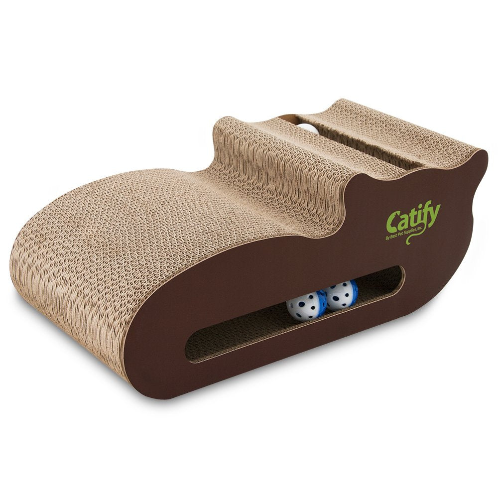 Best Pet Supplies Catify Cat Scratching Ramp - Gray