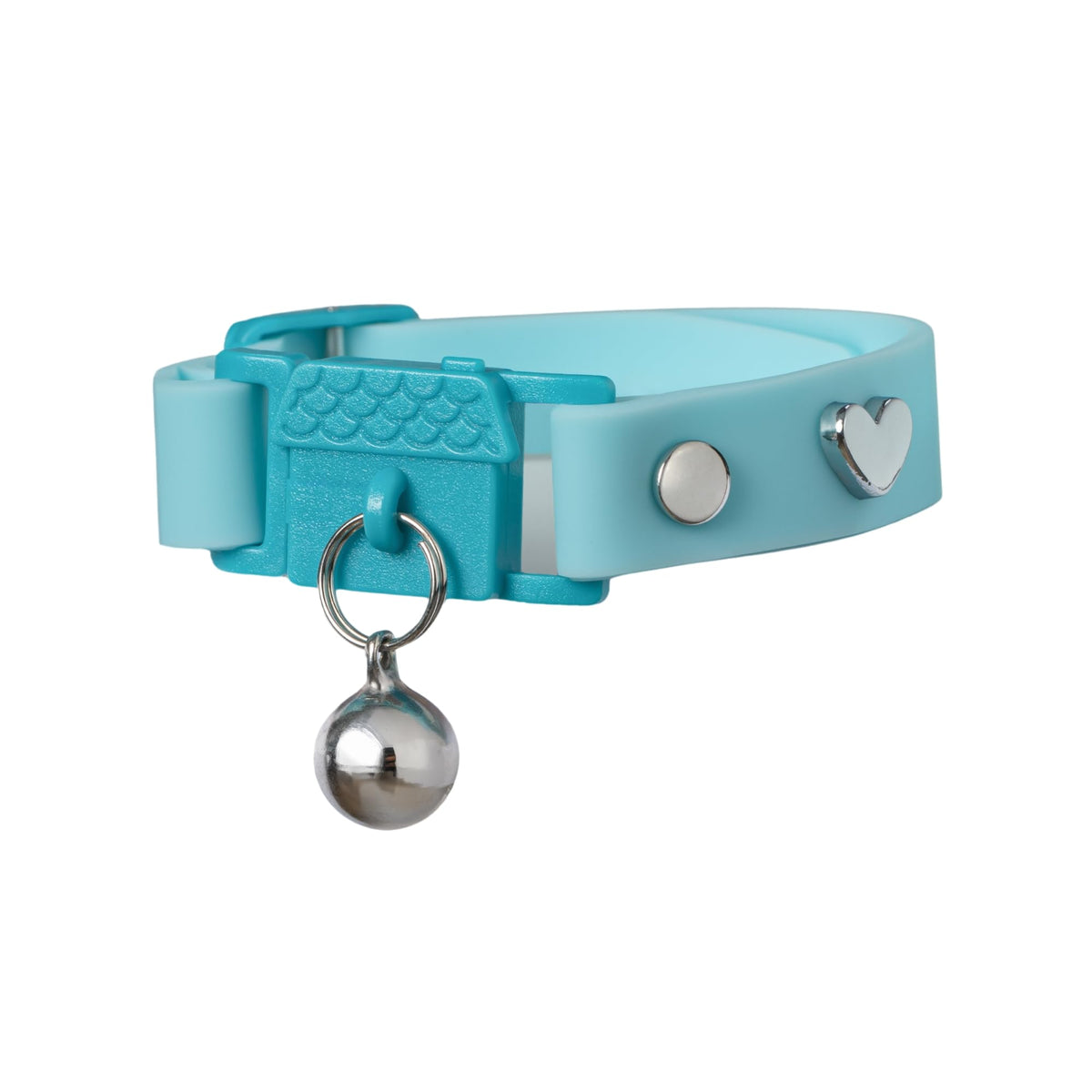 Kittyrama Aqua Cat Collar with Bell - Award Winner, Vet Approved, Breakaway Quick Release, Lightweight & Comfy