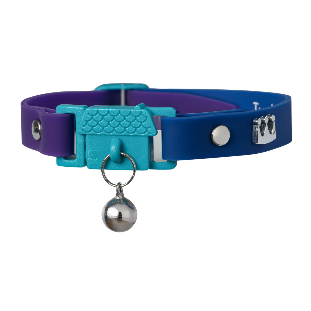 Kittyrama Aqua Cat Collar with Bell - Award Winner, Vet Approved, Breakaway Quick Release, Lightweight & Comfy