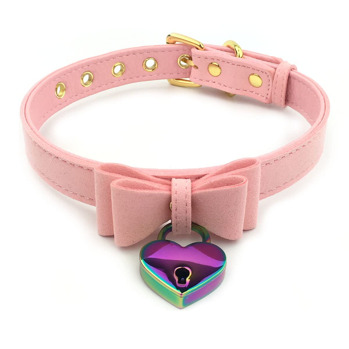 Bell Choker Collar Necklace Lolita Bow Collar Cat Kitty Velvet Necklace