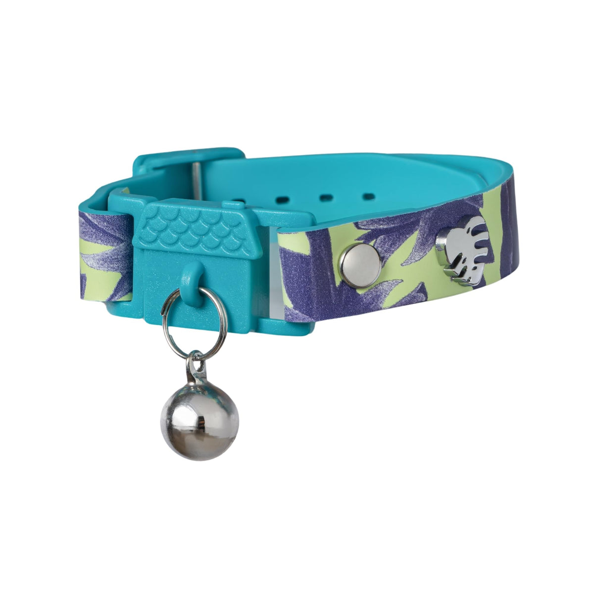 Kittyrama Aqua Cat Collar with Bell - Award Winner, Vet Approved, Breakaway Quick Release, Lightweight & Comfy