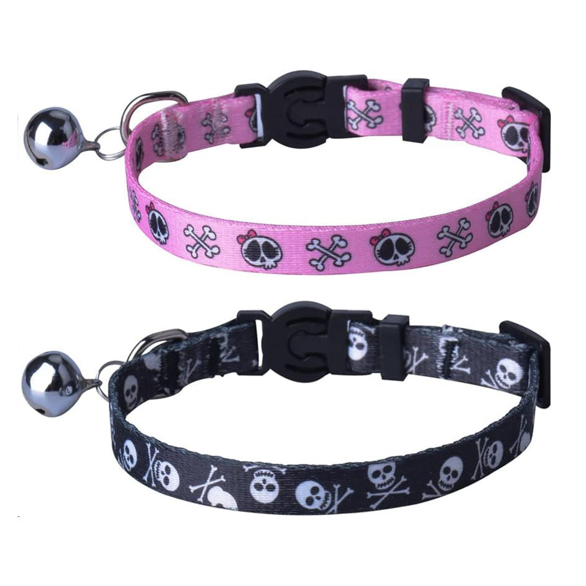 PUPTECK Cat Collar Breakaway with Bells, Kitten Outfit