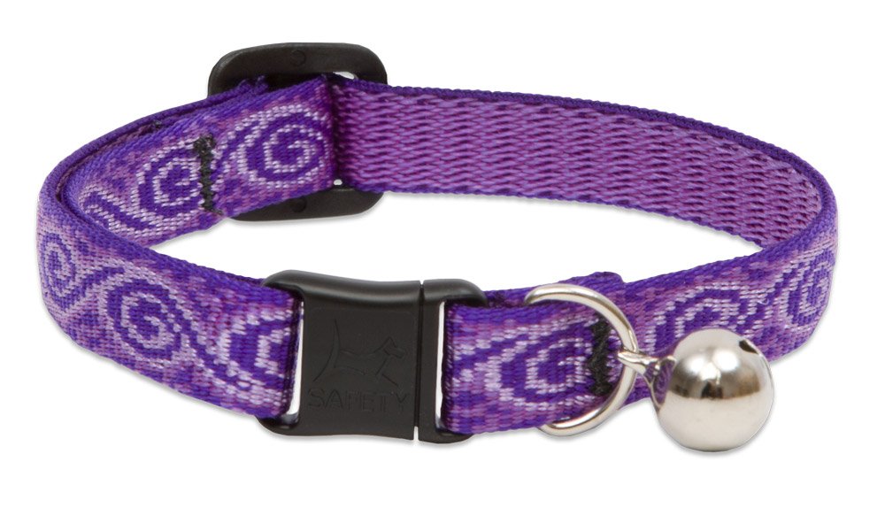 LupinePet Originals 1/2" Jelly Roll Cat Safety Collar, 8-12"