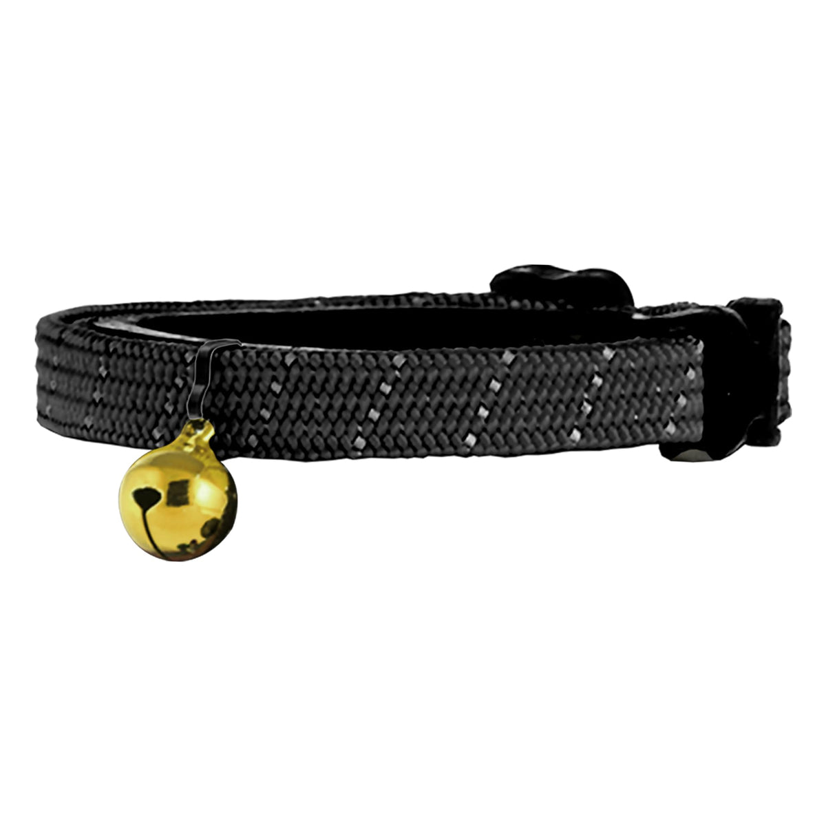 Birdsbesafe Reflective Breakaway Cat Collar with Bell, Safe Design, Green