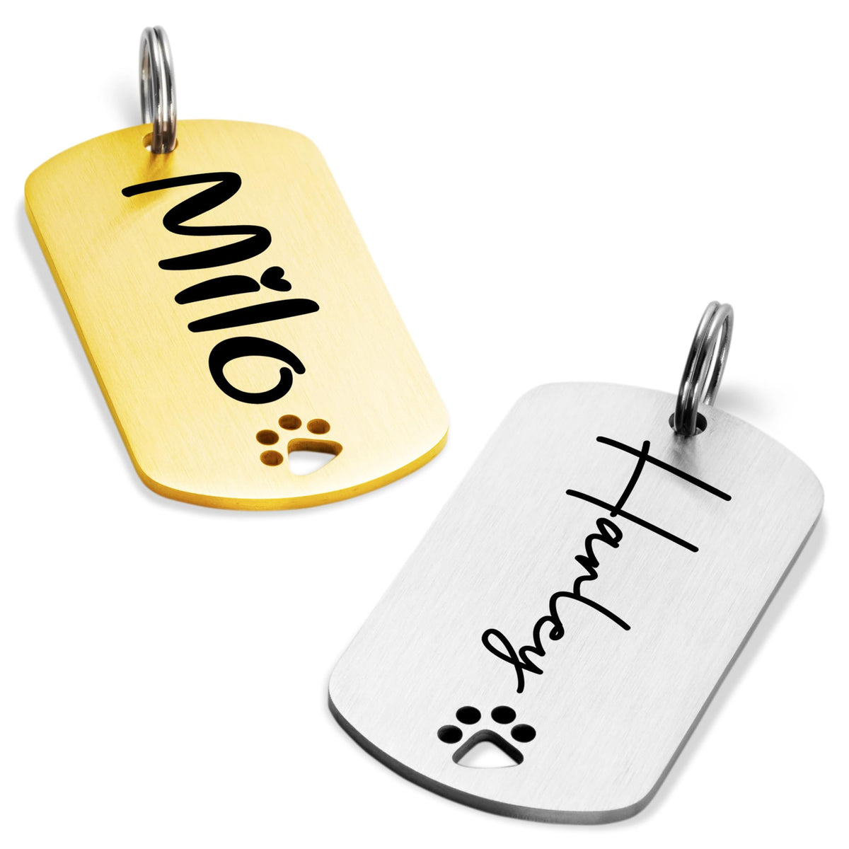 Ultra Joys Personalized Dog Tags - Engraved Pet ID Tag, Custom Your Own
