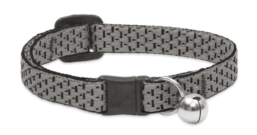 LupinePet Eco 1/2" Lilac Cat Safety Collar with Bell , 8-12"