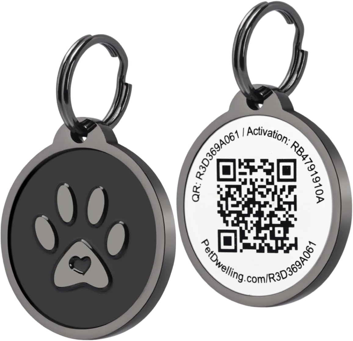 Pet Dwelling Easy Scan QR Code Pet ID Tag for Dogs & Cats | Instant Owner Contact | Real-Time Scan Alerts | Digital Pet Profile | Lost Pet Identification