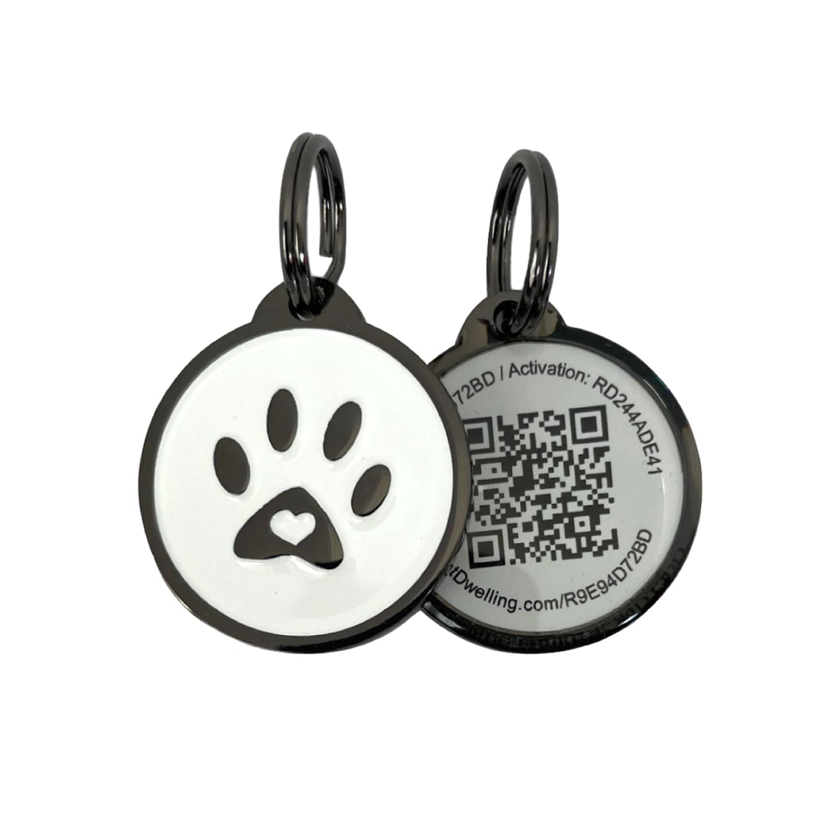 Pet Dwelling Easy Scan QR Code Pet ID Tag for Dogs & Cats | Instant Owner Contact | Real-Time Scan Alerts | Digital Pet Profile | Lost Pet Identification