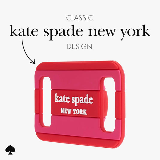 kate spade new york AirTag Dog Collar Holder - Seaside Stripe