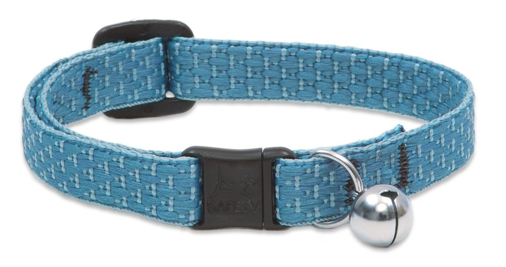 LupinePet Eco 1/2" Lilac Cat Safety Collar with Bell , 8-12"