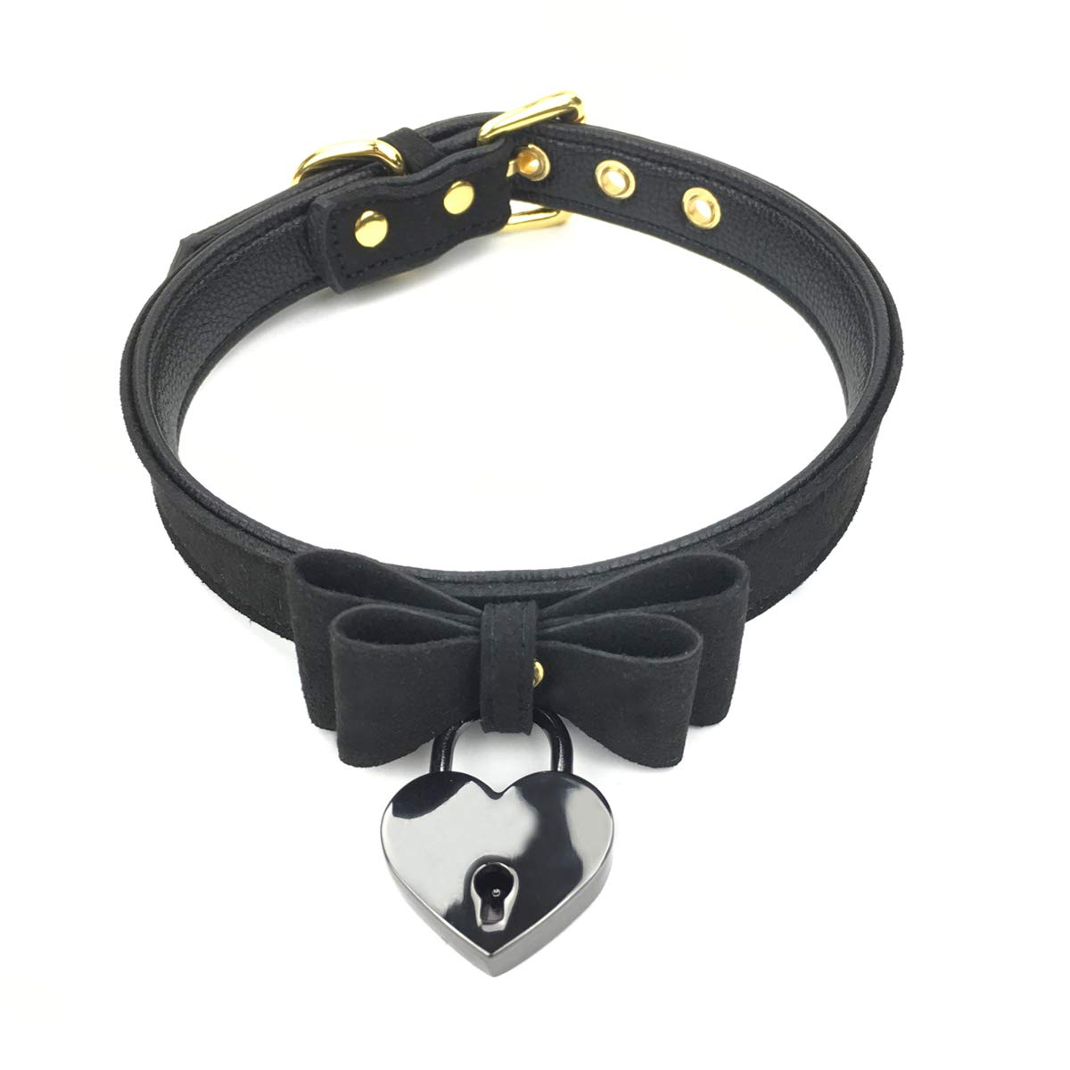 Bell Choker Collar Necklace Lolita Bow Collar Cat Kitty Velvet Necklace