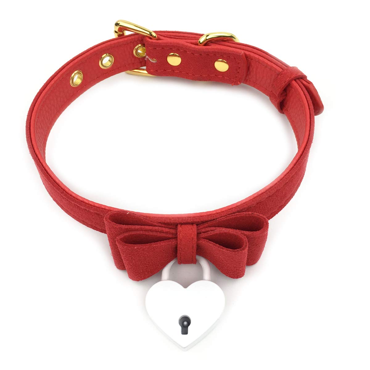 Bell Choker Collar Necklace Lolita Bow Collar Cat Kitty Velvet Necklace