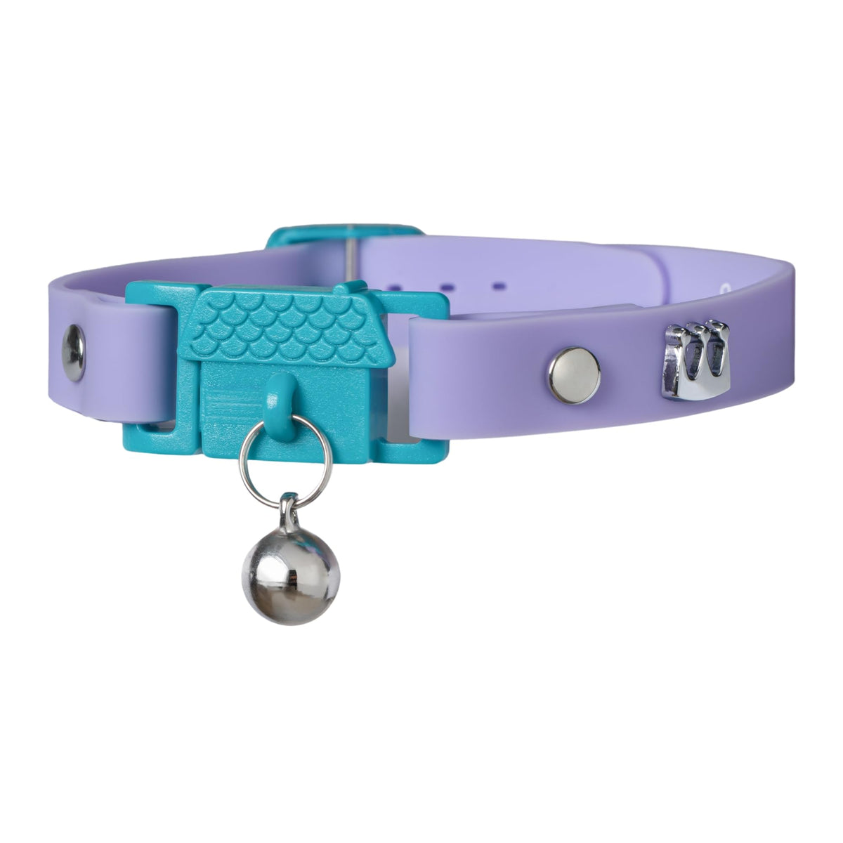 Kittyrama Aqua Cat Collar with Bell - Award Winner, Vet Approved, Breakaway Quick Release, Lightweight & Comfy