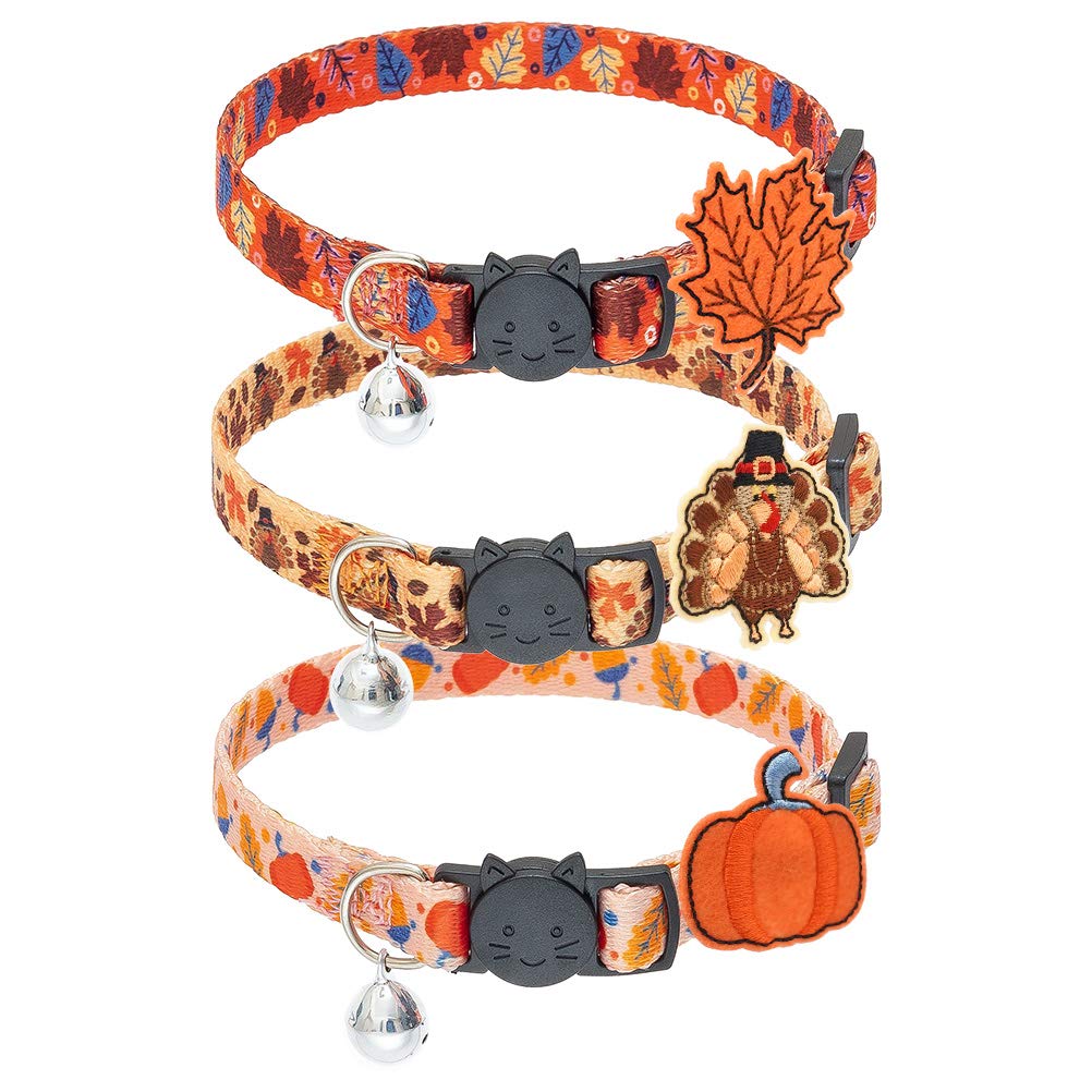 PUPTECK Cat Collar Breakaway with Bells, Kitten Outfit