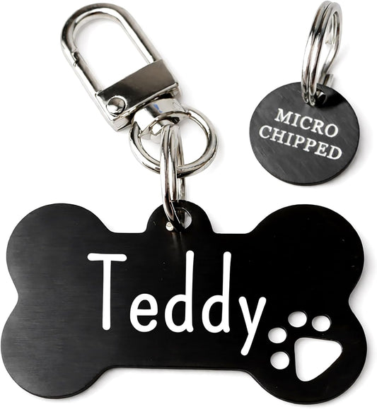 Ultra Joys Personalized Dog Tags - Engraved Pet ID Tag, Custom Your Own