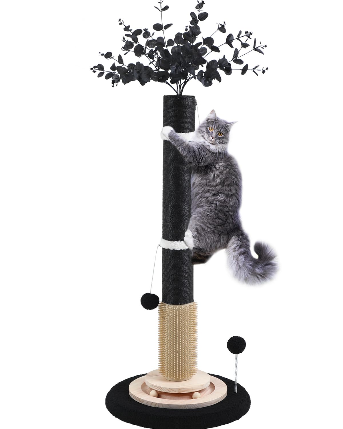 45'' Tall Cat Scratching Post Tree,Heavy Duty Scratcher for Indoor