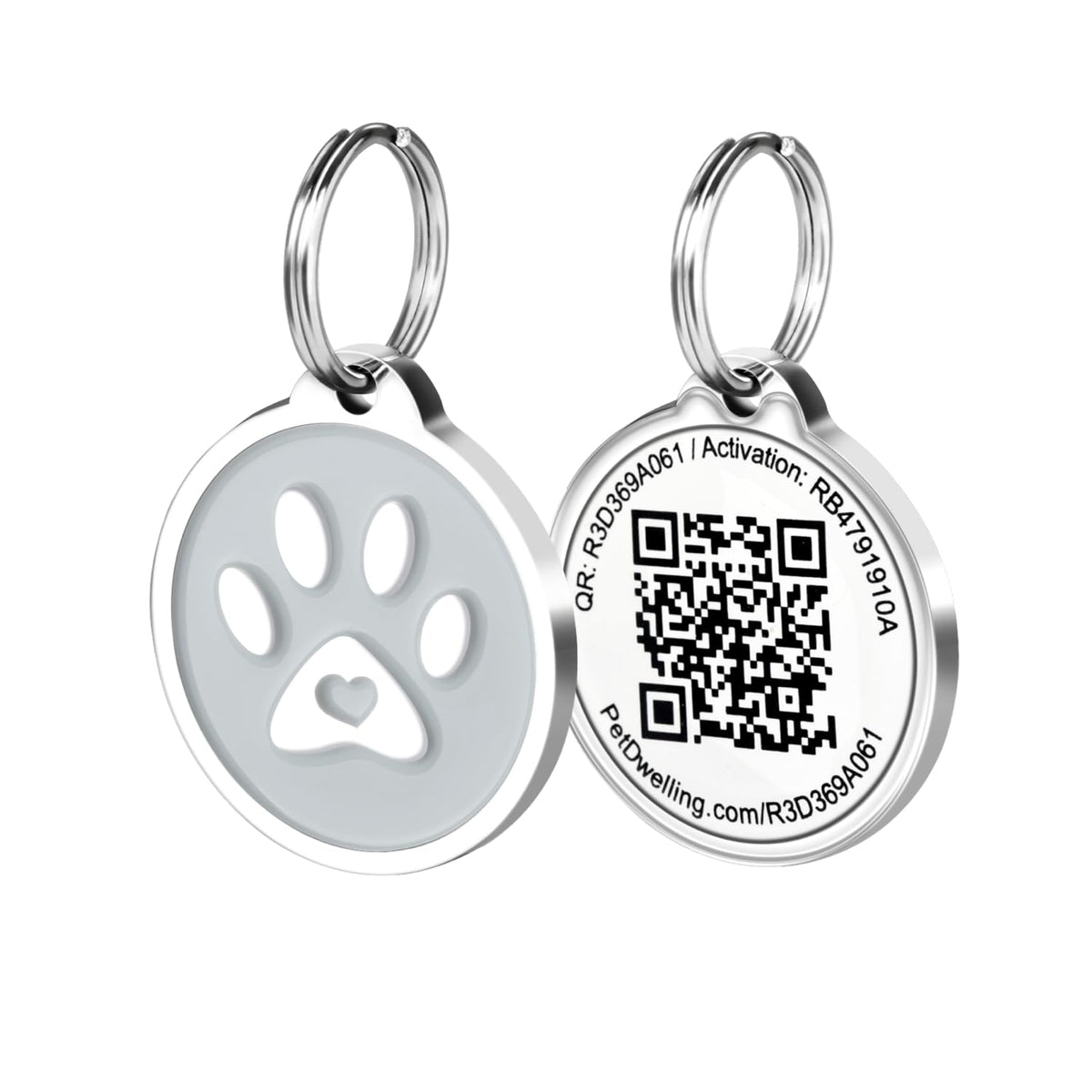 Pet Dwelling Easy Scan QR Code Pet ID Tag for Dogs & Cats | Instant Owner Contact | Real-Time Scan Alerts | Digital Pet Profile | Lost Pet Identification