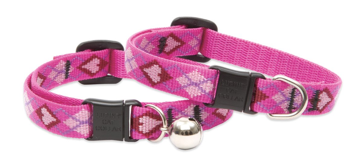 LupinePet Originals 1/2" Jelly Roll Cat Safety Collar, 8-12"