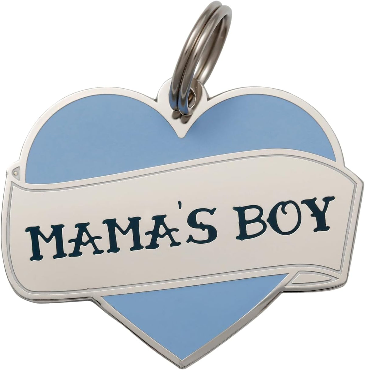 Two Tails Bow Personalized Dog ID Tag, Engraved, Gold Plating