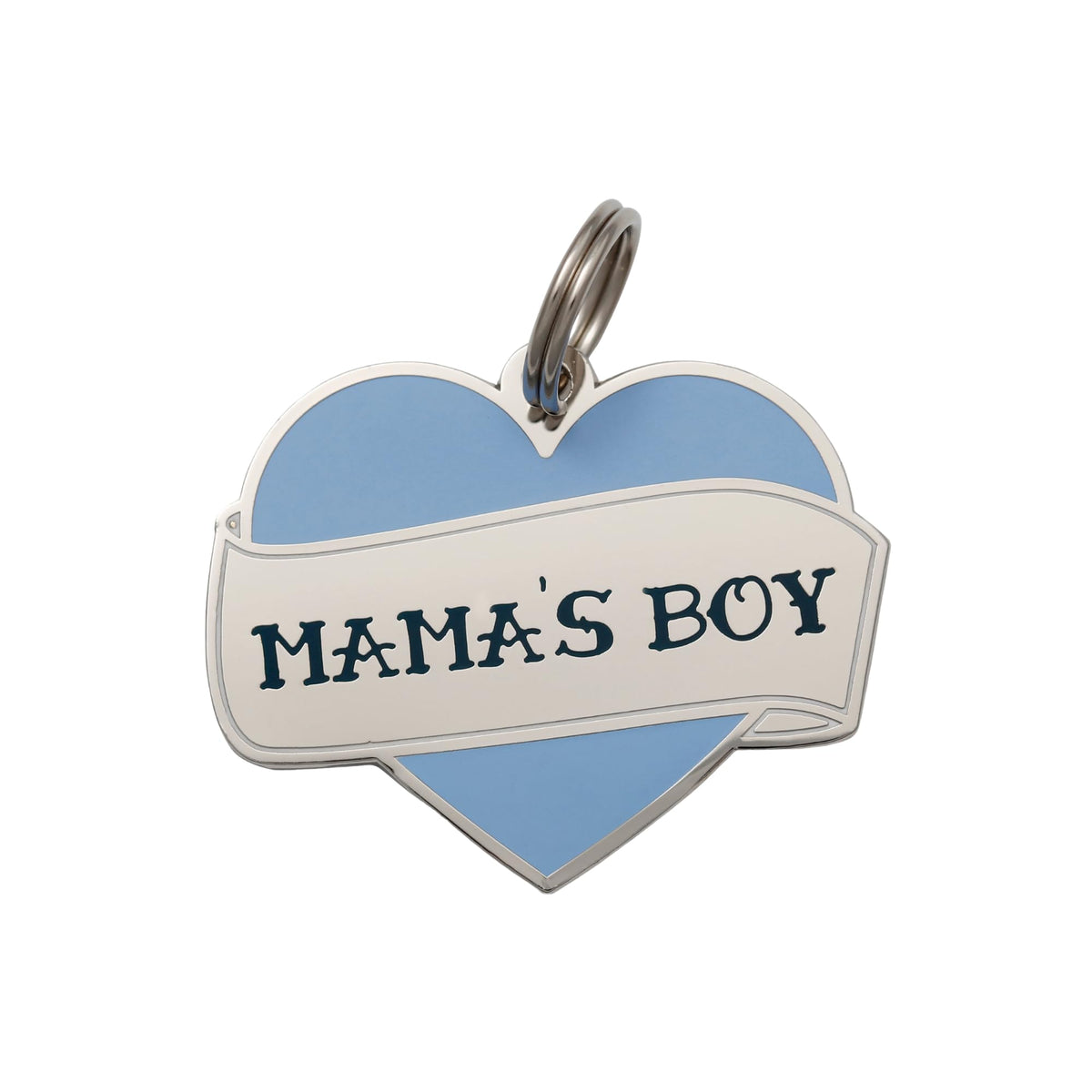 Two Tails Bow Personalized Dog ID Tag, Engraved, Gold Plating