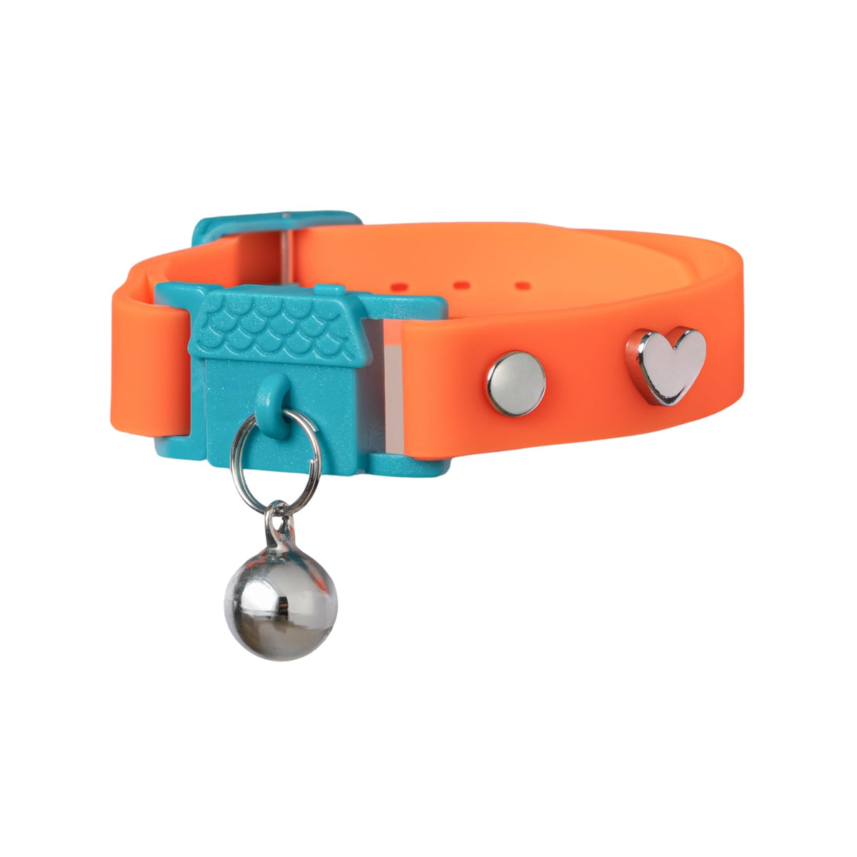 Kittyrama Aqua Cat Collar with Bell - Award Winner, Vet Approved, Breakaway Quick Release, Lightweight & Comfy